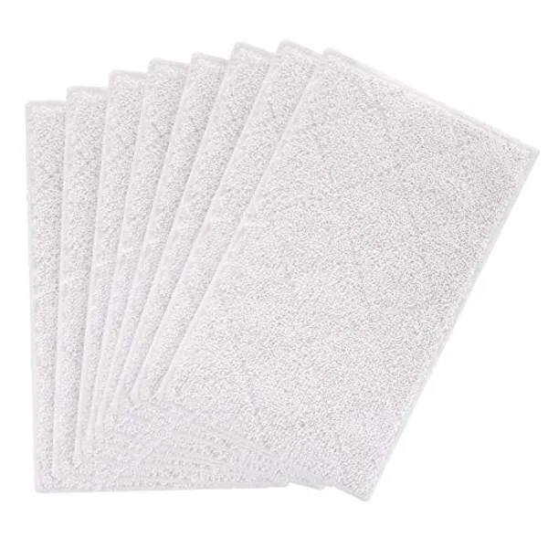Mop Pads Replacement for Light n Easy Steam Mop Floor Steam Cleaner, 8 Pack