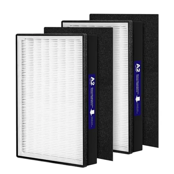 2 Pack A2 H13 HEPA Replacement Filter Compatible with 3M Filtrete Room Air Purifier Models…