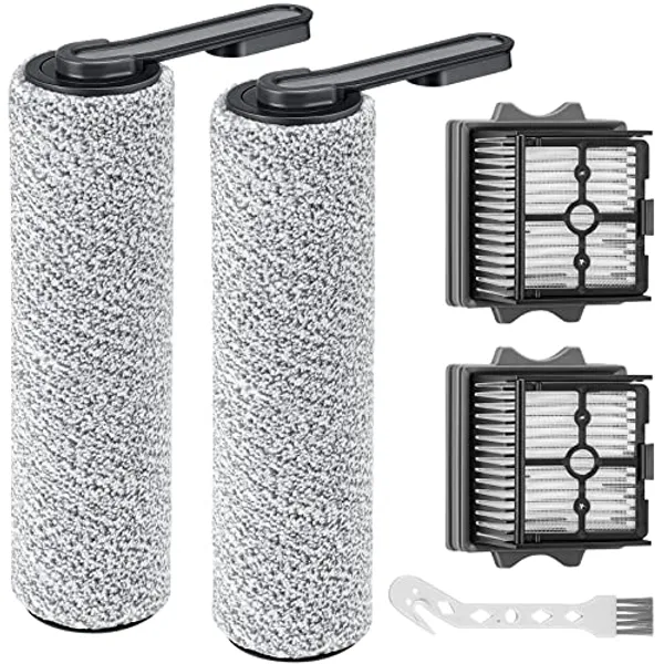 2 x Bürstenrollen und 2 x Staubsaugerfilter, nur kompatibel mit Tineco Floor One S5 Combo…