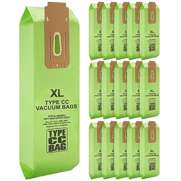 16 Packs Vacuum Bags for Oreck Type CC, Fits All Oreck XL Upright Vacuum