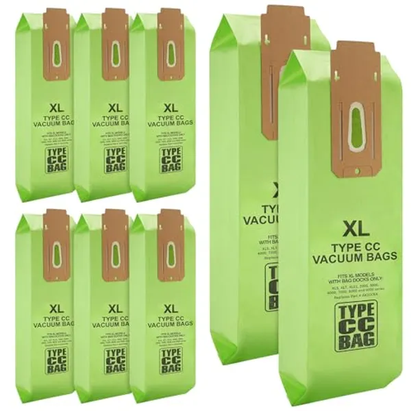 8 Packs Vacuum Bags for Oreck Type CC, Fits All Oreck XL Upright Vacuum