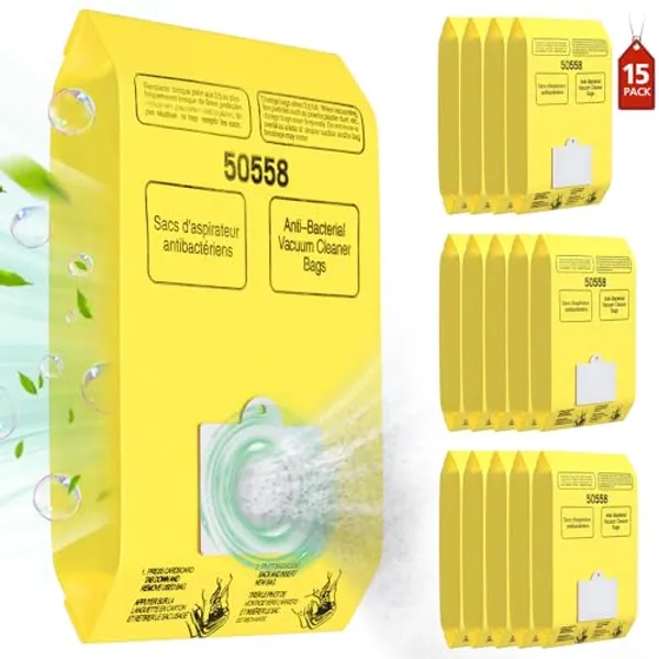 Type C/Q Vacuum Bags Replacement for Kenmore, 15 Pack