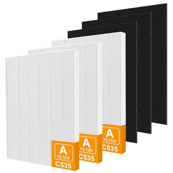 115115 Replacement Filters A Size 21 for Winix PlasmaWave 5300-2, C535, 6300, 5300, 6300-2, P300