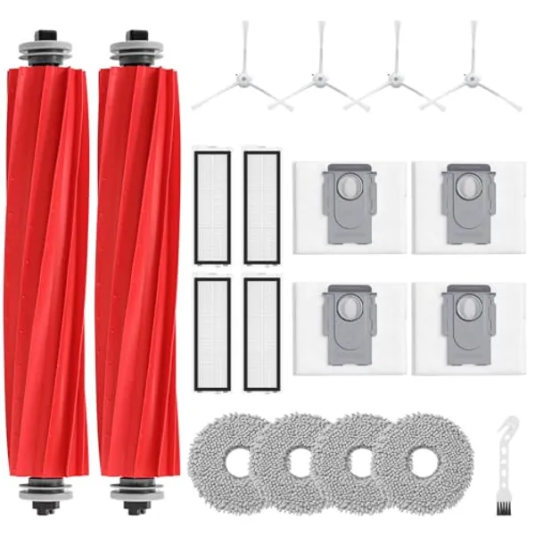 19 Pack Replacement Parts for Qrevo S/Qrevo Pro/Qrevo MaxV Robot Vacuum