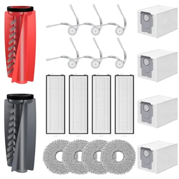 20 Stück Qrevo Curv Zubehör kompatibel mit Roborock Qrevo Curv/Curv s5x
