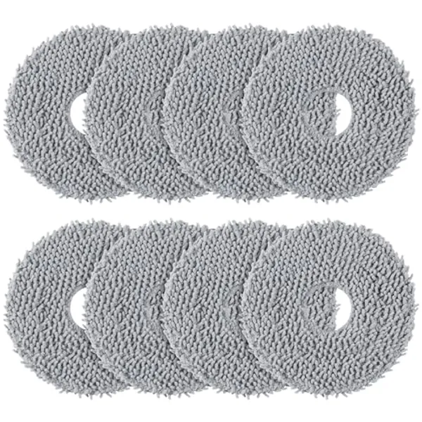 8 Pack Mop Pads for Qrevo QV 35A/ S5V/ Saros 10R/ CurvX/Edge S5A/ QV 35S