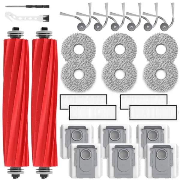 26 piezas de repuesto para robot aspirador Roborock QV 35A/QV 35S/Qrevo S Pro